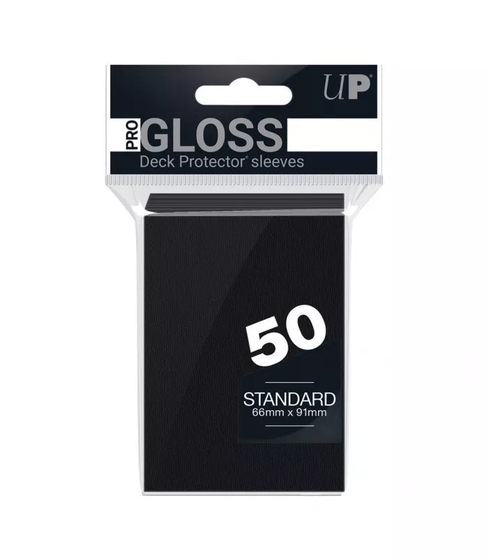 ULTRA PRO FUNDA PRO GLOSS BLACK STANDARD (50)
