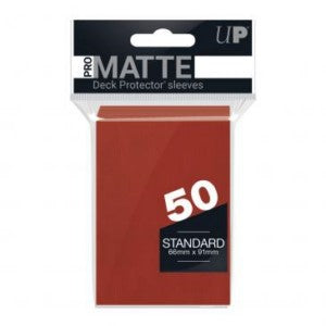 ULTRA PRO FUNDA PRO MATTE RED STANDARD (50)