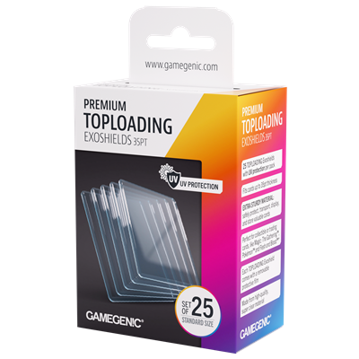 Premium Toploading Exoshields 35pt (25) - Gamegenic